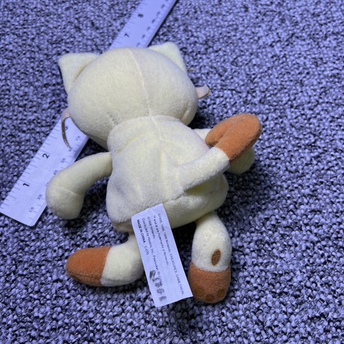 Peluche Pokemon Meowth vintage 7" Nintendo Creatures gioco Freak 1998 - Foto 4 di 4