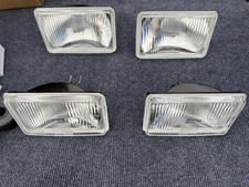 46 64 Inch Headlight Glass Lens H4 Halogen Highlow Beam Bulbs H4656 H4651 H4