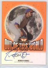 2014 Leaf Valiant Out of this World Orange Prismatic 4/50 Renato Nunez Auto 0jd0