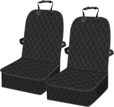 Femuar 2 Packs Car Front Seat Cover for Dogs, Waterproof Pet Car Seat Protector,