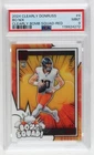 2024 Panini Clearly Donruss Bomb Squad Red 24/99 Bo Nix #4 PSA 9 MINT Rookie RC