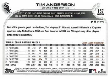 Tim Anderson 2022 Topps UK Edition #157 Chicago White Sox - Image 2 of 2