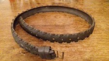 Authentic hand made rough and ready recycled belt made from bicycle tyres