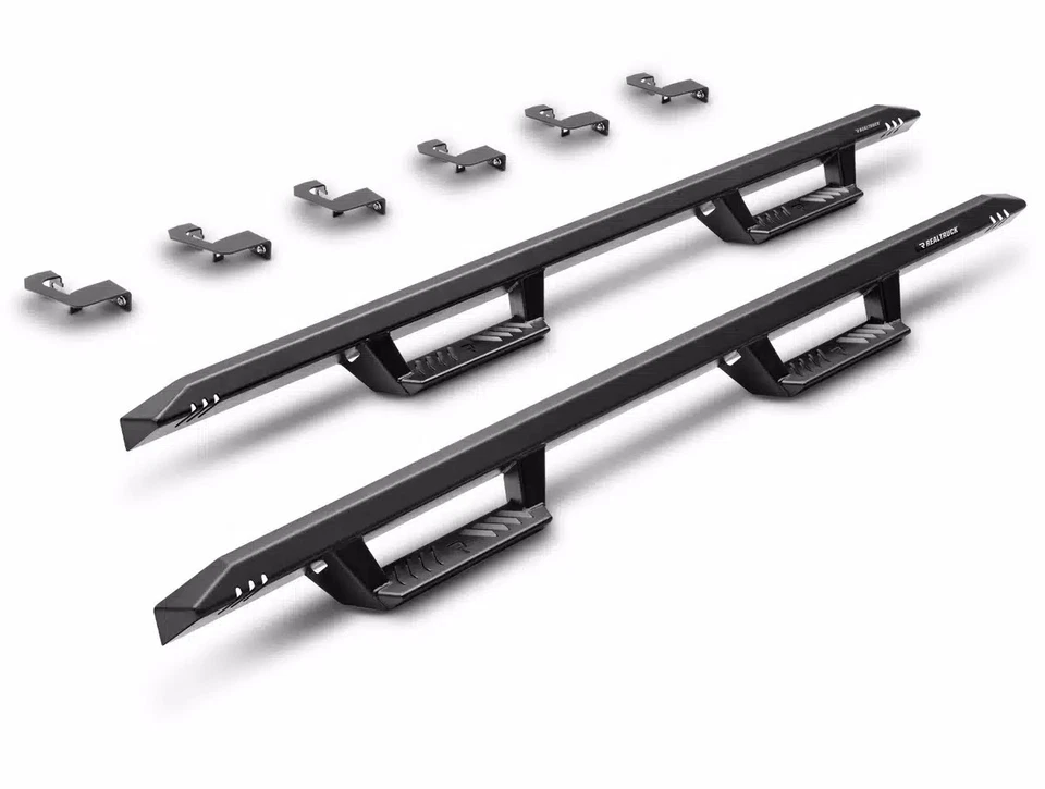 N-Fab Black EpYx Nerf Bar Steps Fit 2005-2023 Toyota Tacoma Double Cab SALE Foto 2 de 4