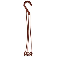 Pot de fleurs portable décorateur avec crochet flux d'air balcon suspendu