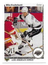 MIKE KRUSHELNYSKI 1990-91 UPPER DECK CARD NM-MT CONDITION