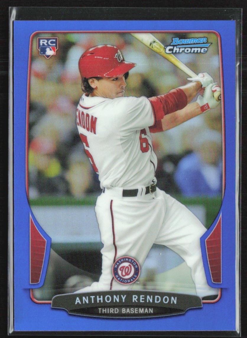 Anthony Rendon 2013 Bowman Chrome Blue Refractors RC /250 #97 Washington