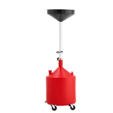 Uimoso 68L Industrial Waste Oil Drain Tank with Funnel for Fluid Collection