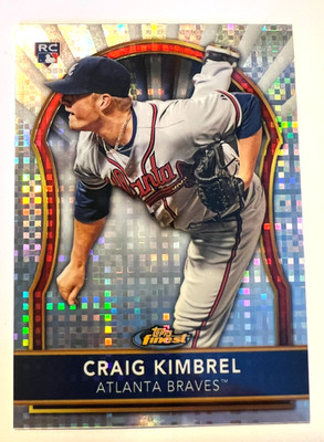 2011 Topps Finest X-Fractor /299 Craig Kimbrel #85 Rookie RC