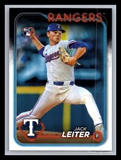 Jack Leiter Texas Rangers #USC105 Topps 2024 Topps Chrome Update Prism