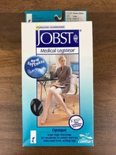 Jobst Medical Compression Knee CT Stockings 20-30 mmHg Classic Black LARGE