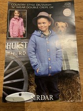 Sirdar Country Style DK/ Wash'n'wear Double Crepe DK 2326 2-13 Years.