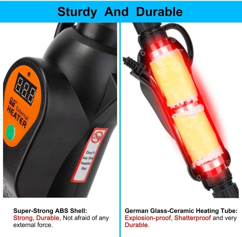 Aquarium External Heater in-Line Fish Tank External Heater 300W for Canister Fil - Image 3 of 4