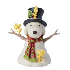 Jim Shore Snoopy Snowman 6015031 Peanuts NEW 2025