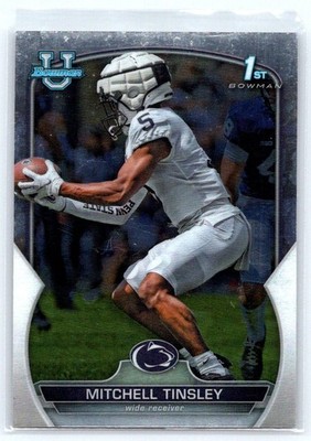 Mitchell Tinsley First Bowman Topps 2022 Penn State #72