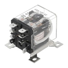 AC12V 30A Electromagnetic Relay, High Power Relay DPDT 2NO 2NC Din Rail