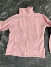 Columbia Youth Pink Full Zip Jacket Stand Collar 14/16