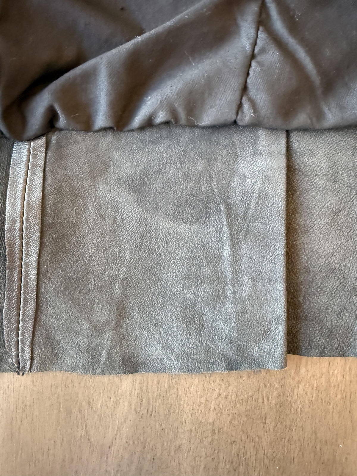 Zara Basic Leather Jacket Womens Small Black Moto… - image 8