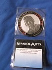 DOC HOLLIDAY O.K. CORRAL POKER WEIGHT CARD GUARD CHIP COVER COMMERATIVE COIN — photo 2