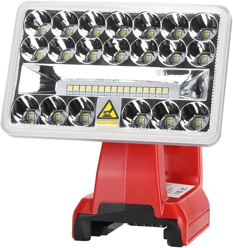 18W 2000LM LED Flashlight Outdoor Work Light for Milwaukee 18V Li-ion Batteries - Image 2 of 4