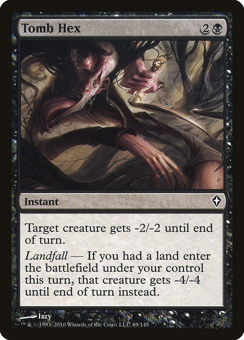 Tomb Hex NonFoil Worldwake 69 NM MTG