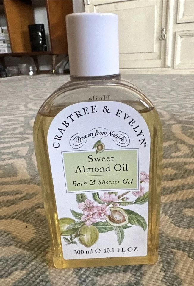 Crabtree & Evelyn 1995 Sweet Almond Oil Bath & Shower Gel 10.1 Oz - Image 2 of 4