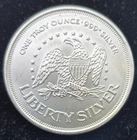 1 Troy oz A-Mark Liberty Eagle .999 Fine Silver Round (#365)