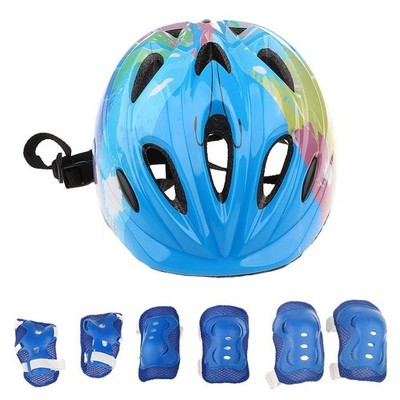 multifunctional  Protektoren Set Skateboard Schoner Schutzausrüstung Helmet mit