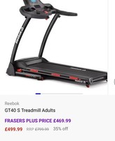 Reebok One GT40S Treadmill