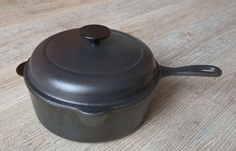Caquelon En Fonte Émaillée 24 Cm, 3,4 Litres, Noir Mat, 20007240002460