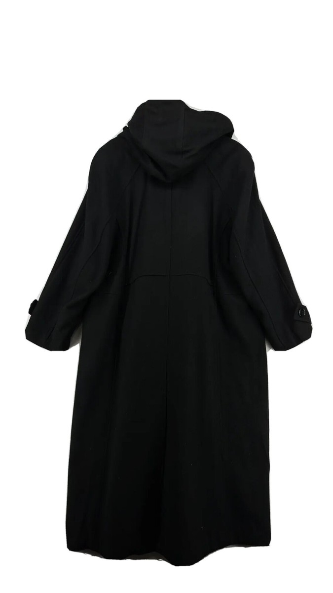 GALLERY NY Coat MIDI Womens 3X Hood lined w velvet Button GALLERY NY Coat MIDI Womens 3X Hood lined w velvet Button