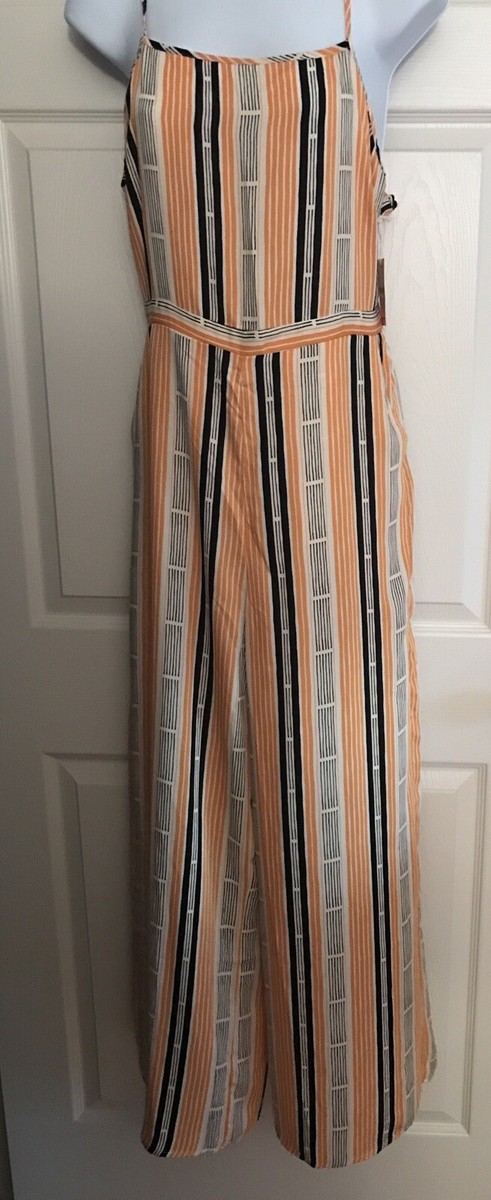 Stripe Pattern Striped Cami Jumpsuit Forever 21 Forever 21