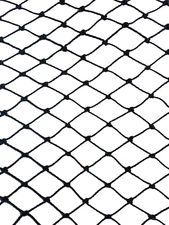 Heavy Duty Netting for Bird Poultry Aviary Game Pens 25 X 50 Net Black Mesh