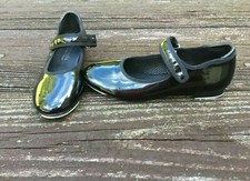 Freestyle Girls Tap Dance Black Patent Shoes Size 1