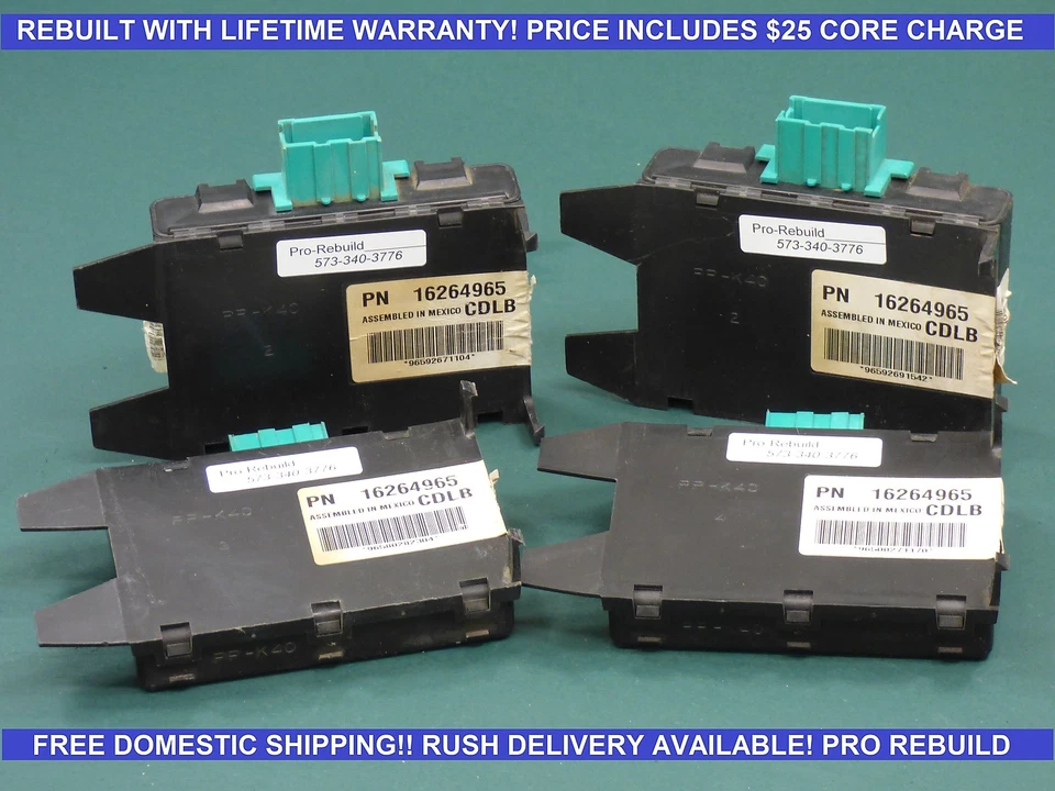 CHEVY SILVERADO K2500 C2500 C3500 TRUCK ANTI-THEFT PASSLOCK VATS MODULE 16264965 - Image 4 of 4