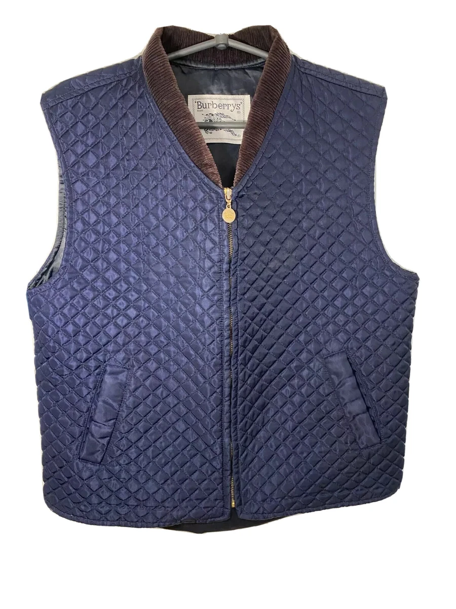 Burberry vest womens blue deals