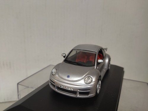 VOLKSWAGEN NEW BEETLE 2001 RSi SILVER 1:43 DeAGOSTINI IXO CAJA NO ORIGINAL - Imagen 2 de 4