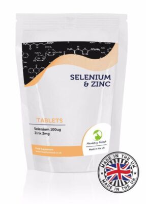 Selenium 100ug and Zinc 2mg and Yeast 300mg - 30 Tablets Pills