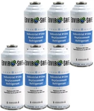 R 134a Refrigerant Replacement Cans- Coldest Refrigerant for Auto - 6 Pack