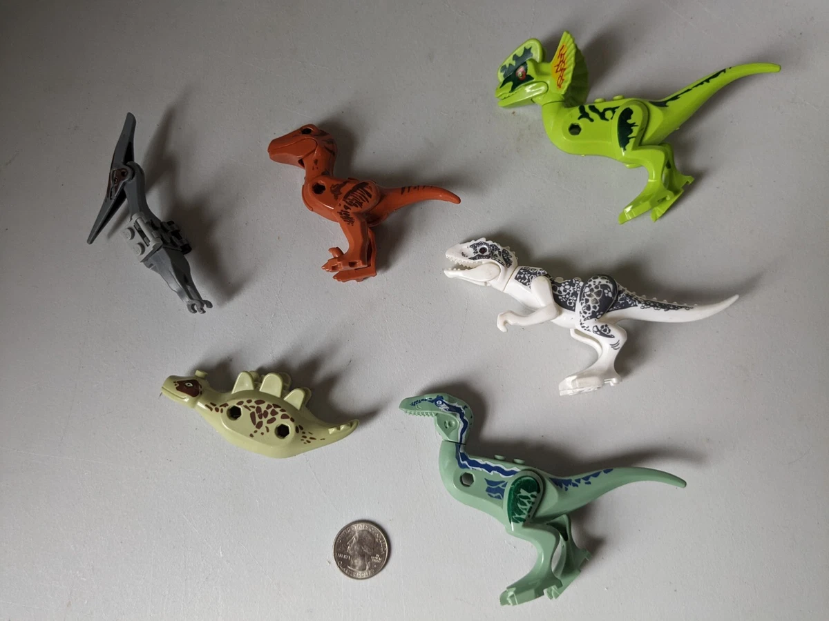 Lego Dinosaur Jurassic World and others Dinosaurs Lot As is* Missing pieces*