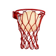 Modern Design Wall Sconce Basketball Red 1 Light MN-552