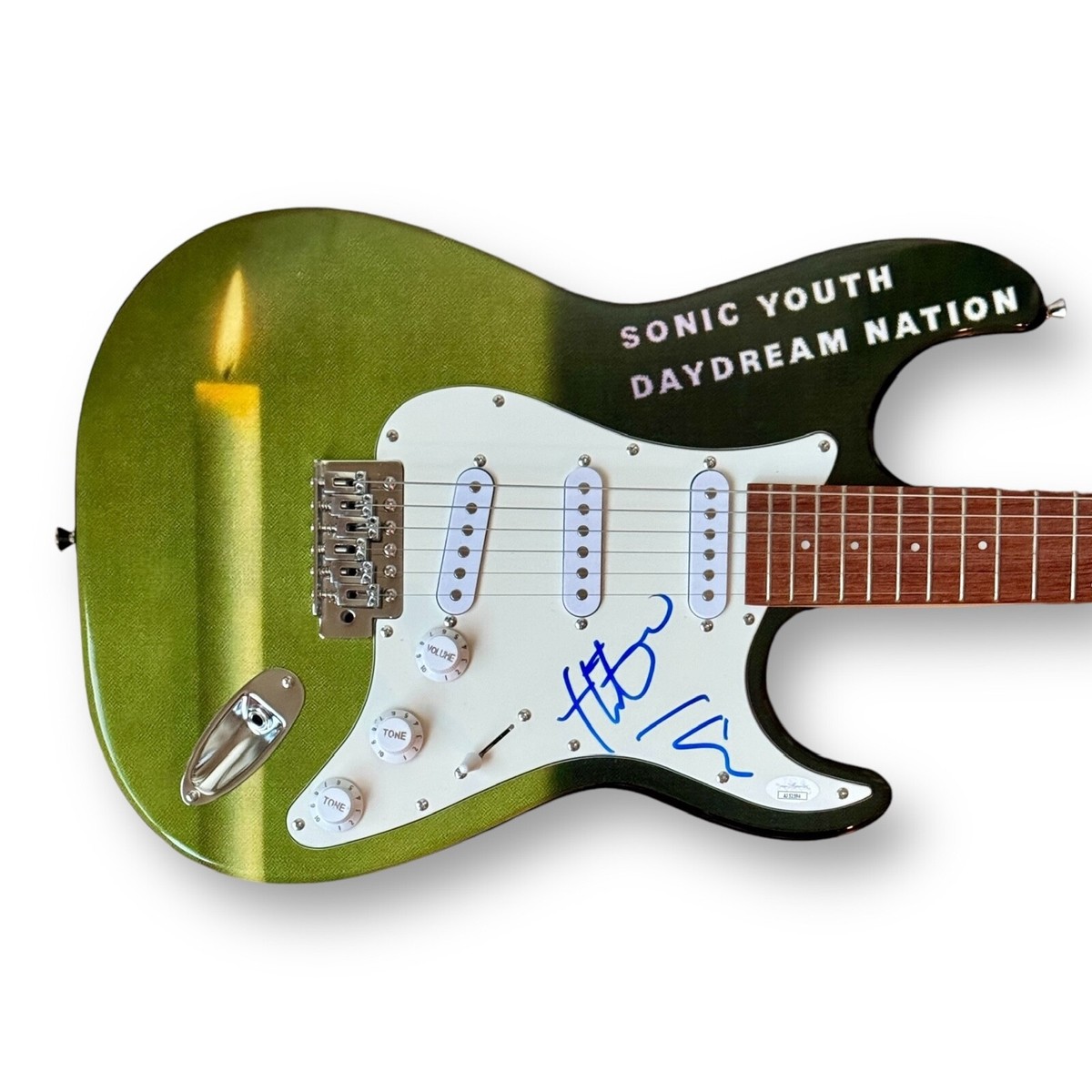 Sonic Youth Signed Guitar Custom JSA COA Thurston Moore Kim
