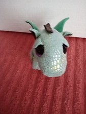 Ty Beanie Boos CINDER Dragon 6" Beanbag Plush Stuffed Toy Purple Glitter Eyes
