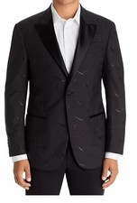  206 Emporio Armani Embroidered Classic Fit Dinner Jacket Size 44 R  1695