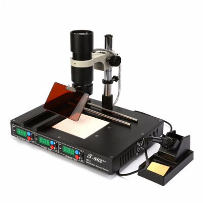 IR BGA Infrared Rework Station Soldering SMD IRDA Welder Schwei?ger?te T862++ DE