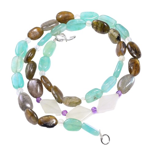 3 Rows 4x6mm Faceted Green Jade Natural Gems Rondelle Beads - Foto 11