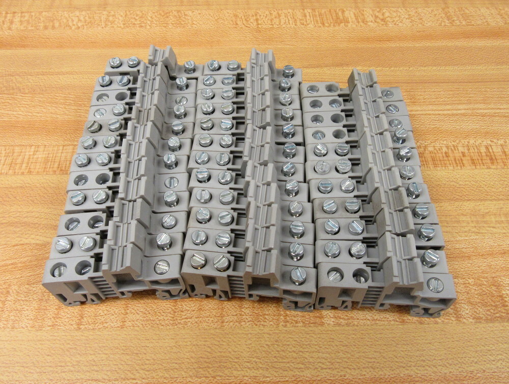 Phoenix Contact E-UK Terminal Block End 1201442 Gray (Pack of 35)
