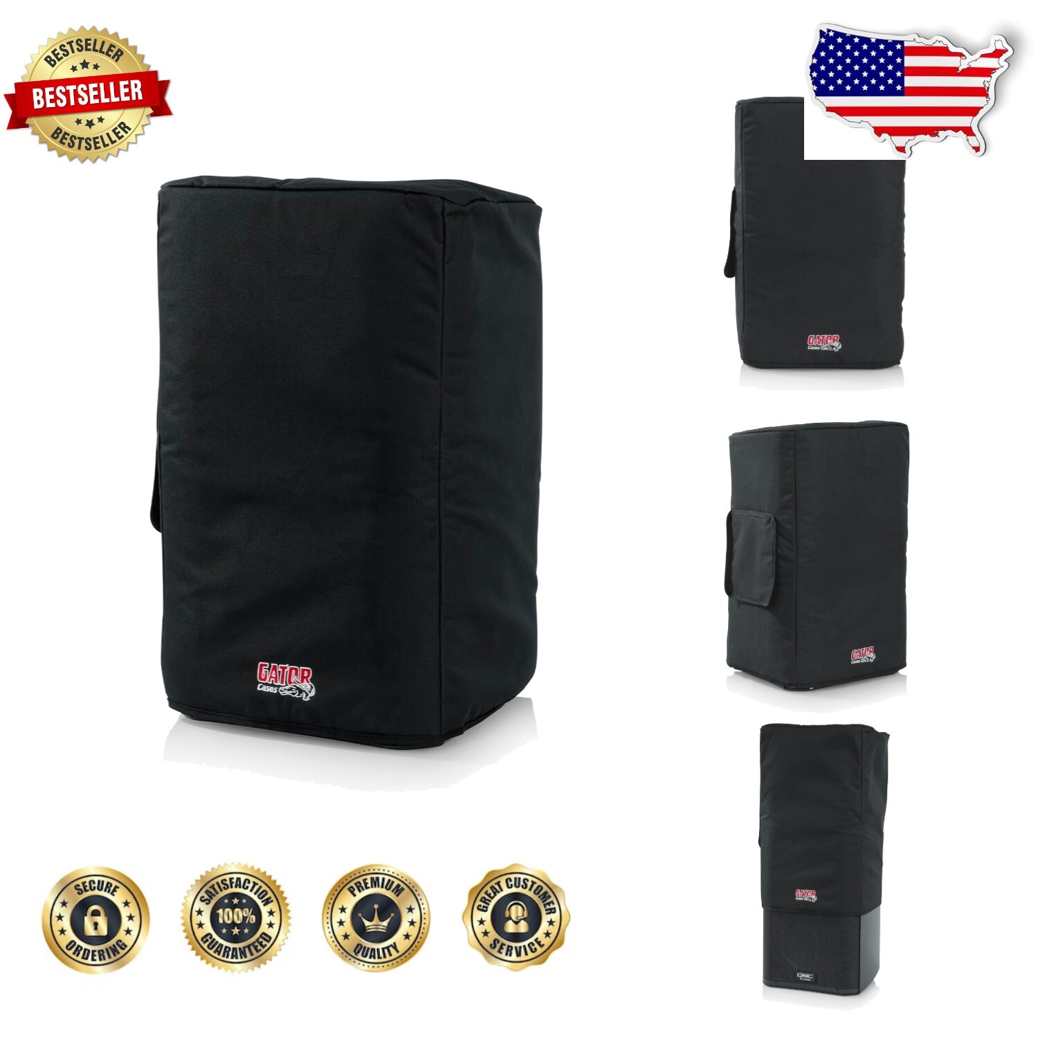 Padded Waterproof Speaker Cover for 12