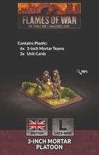 Flames of War BR729 3-inch Mortar Platoon Gaming Miniatures