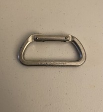 Vintage Black Diamond  D  Style Carabiner Rock Climbing - 23KN 6KN